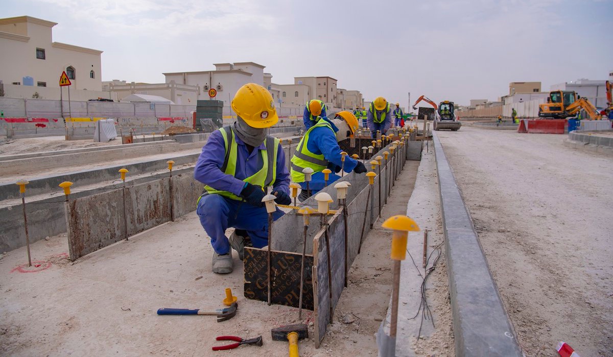Ashghal Continues to Implement Remaining Roads, Infrastructure Works in Mebaireek